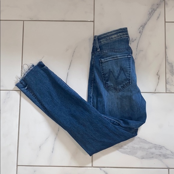 Mother high waisted looker ankle fray - Picture 2 of 4